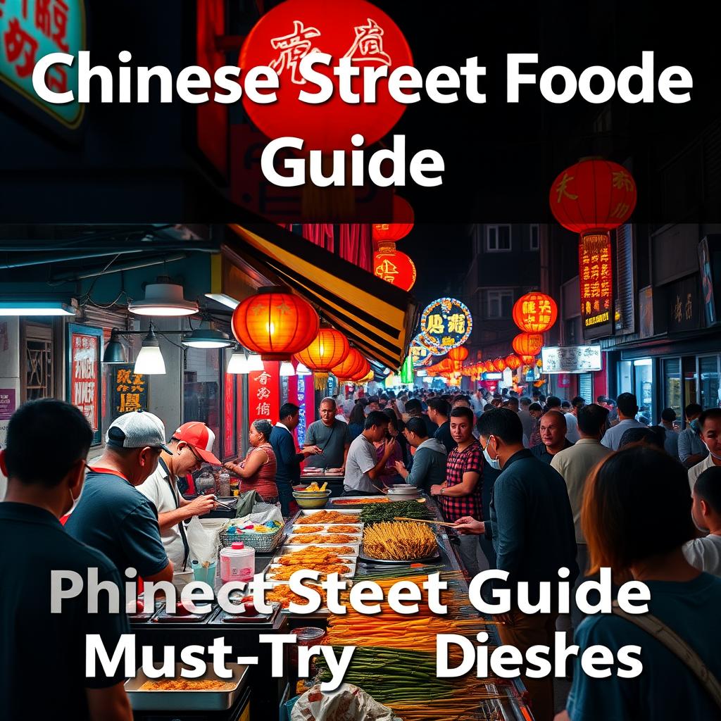 Chinese street food stall with jianbing and chuan'r - hero