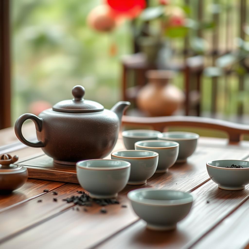 Chinese tea ceremony with Yixing teapot - hero
